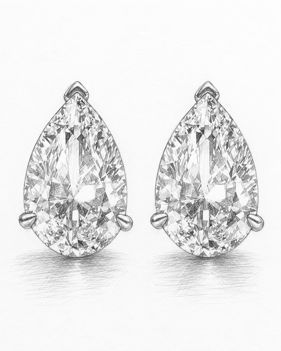 The Poire Earrings  Lea Fine Jewelry